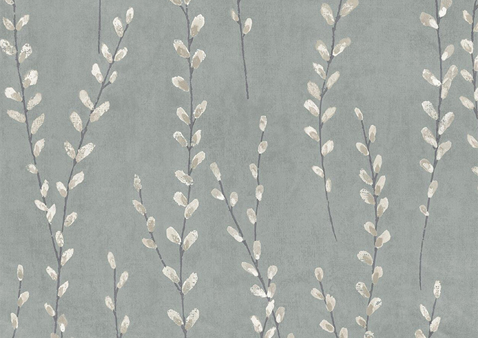 Willow Field, Slate - Motorised Roman Blind - Image 7